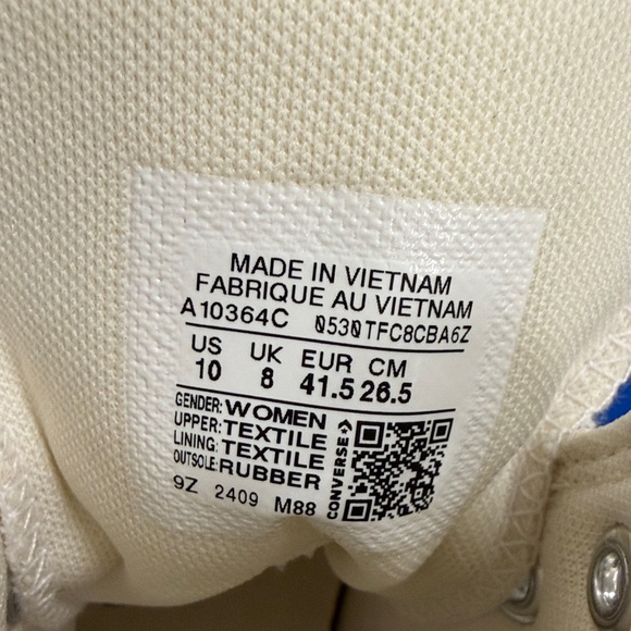 Converse White Platform High-Tops Brand New NWT. - Picture 6 of 7